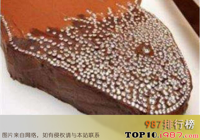 十大世界上最贵的甜点之钻石巧克力蛋糕