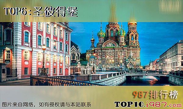十大欧洲城市之圣彼得堡