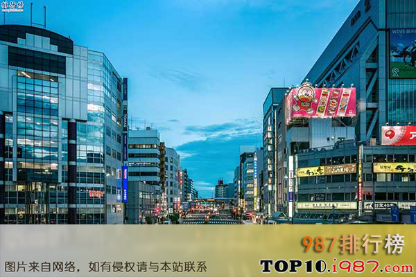 全球最富有的十大城市之东京