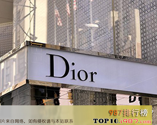 十大奢侈品品牌之迪奥(christian dior)