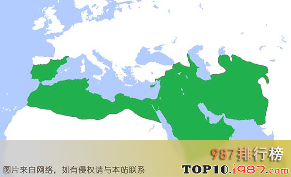十大古代世界帝国之倭马亚王朝(661-750)