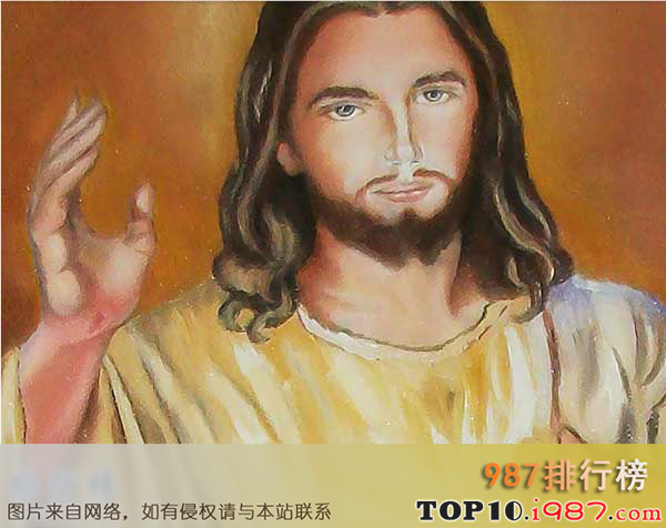 十大世界恐怖油画之耶稣画像