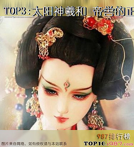 十大上古女神之太阳神羲和 帝喾的正妻