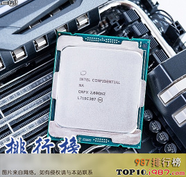 十大CPU性能之型号：intel xeon w-2195 @ 2.30ghz。