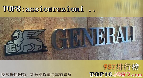 十大世界保险公司之assicurazioni generali spa