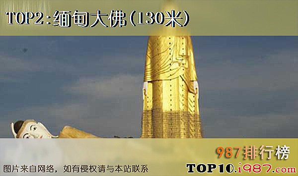 十大世界最高雕像之缅甸大佛(130米)