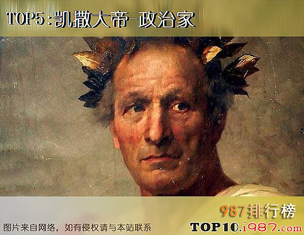 十大历史上最具影响力人物之凯撒大帝-政治家