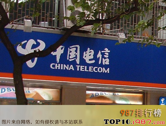 十大世界通讯公司之中国电信