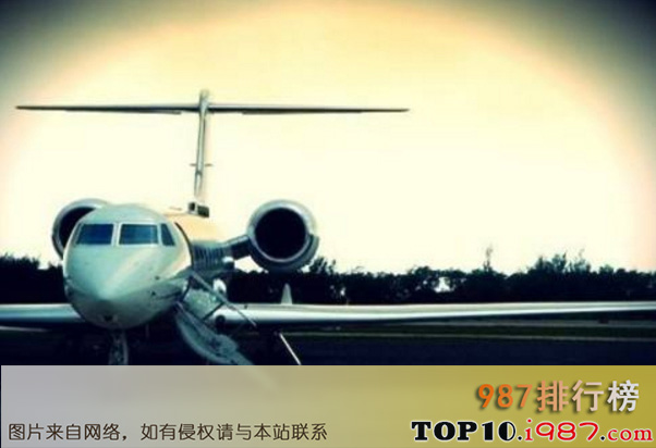 十大最豪华私人飞机之谢尔盖·布林和拉里·佩奇