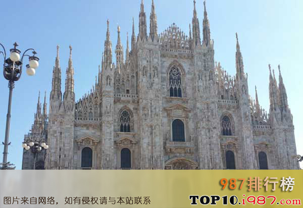 十大世界最美教堂之米兰大教堂