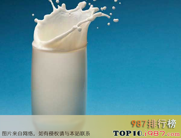 十大养生长寿食物之牛奶