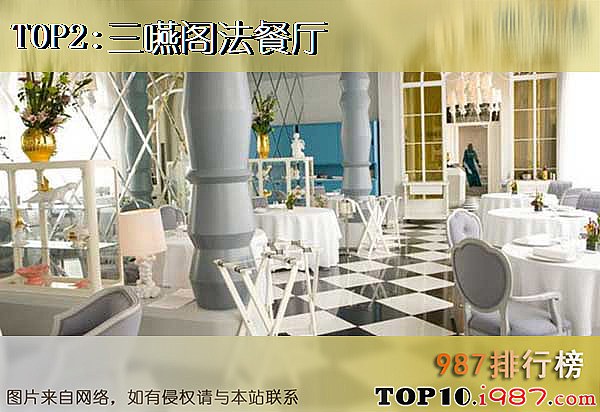 十大杭州网红餐厅之三嚥阁法餐厅