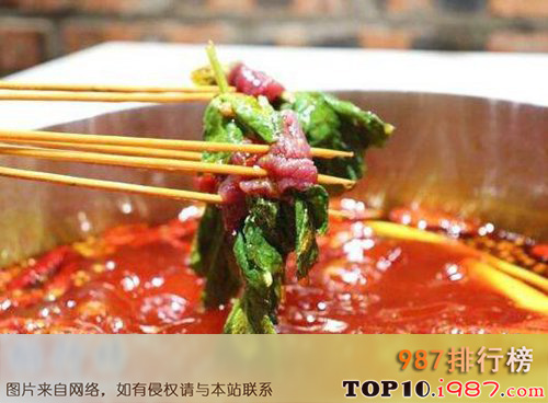 十大重庆网红餐厅之签友牛肉串串香