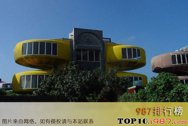 十大世界最奇葩的建筑之三芝飞碟屋