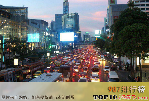 十大世界最堵车城市之曼谷