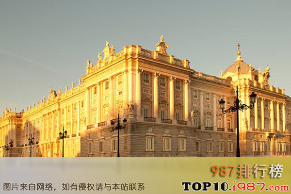 十大西班牙著名建筑之马德里王宫