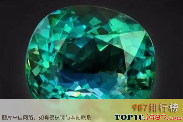 十大世界最名贵的宝石之硅硼镁铝矿