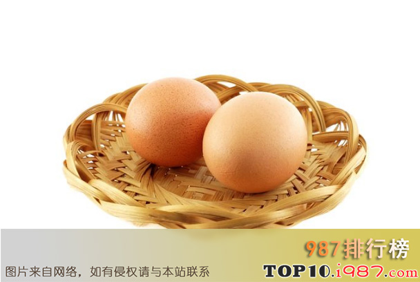 十大高蛋白食物之鸡蛋