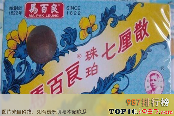 十大香港小孩必备药品之马百良珠珀猴枣散