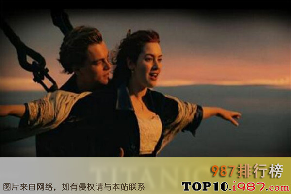 美国十大票房电影排名之泰坦尼克号