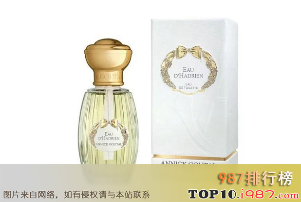 十大男士香水之annick goutal’s eau d’hadrien