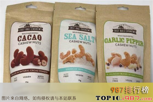 十大巴厘岛必买零食之cashew nuts腰果