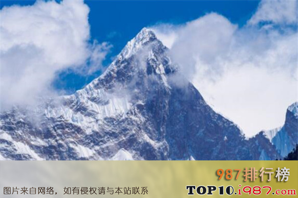 世界最高十大峰排名之珠穆朗玛峰