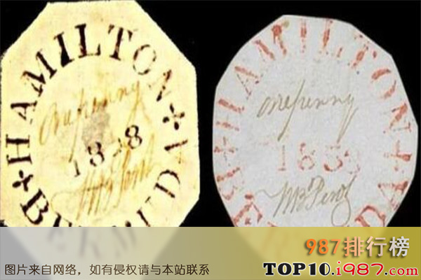 十大世界最珍贵邮票之佩罗特邮政局长临时邮票