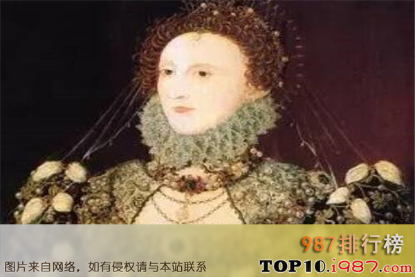 十大世界最有权势的女人之伊莉莎白一世