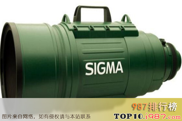 十大世界最贵的镜头之sigma 200-500mm f/2.8 ex dg