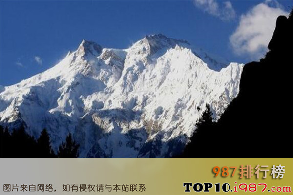 十大世界最高的山峰之南迦帕尔巴特峰