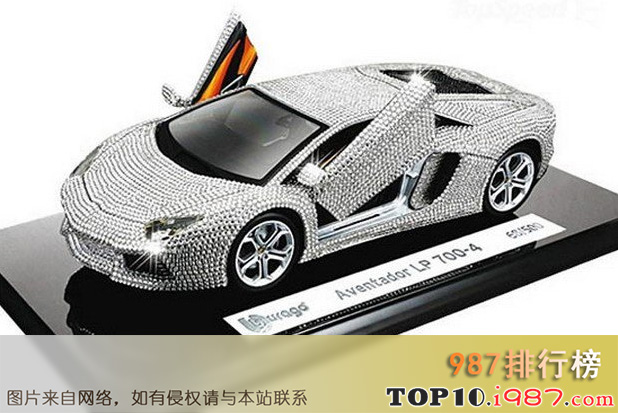 十大世界最贵的玩具之兰博基尼aventador模型汽车