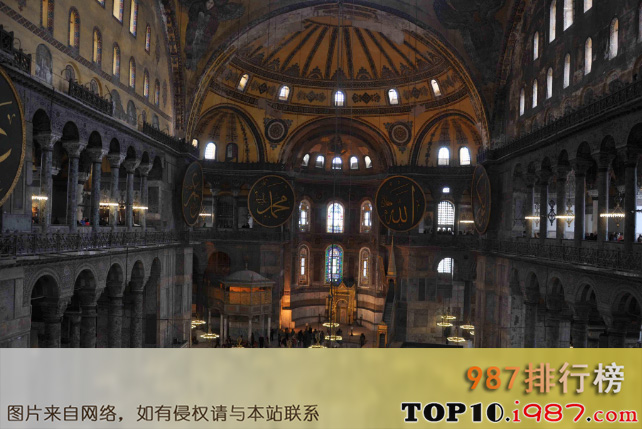 十大世界古建筑奇迹之圣索非亚大教堂