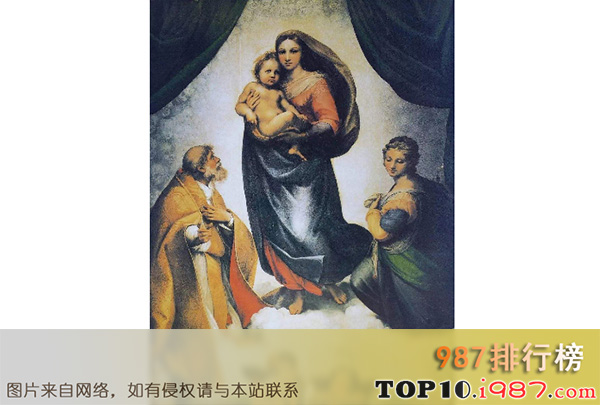 十大世界最有影响力的画之西斯廷圣母