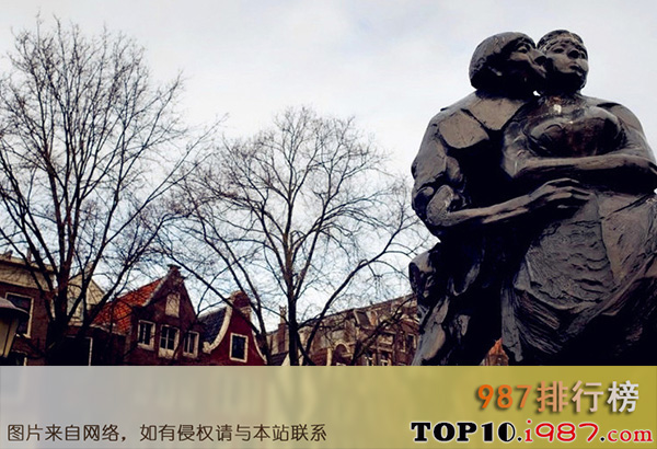 十大世界最有名的接吻雕塑之西班牙布拉班特
