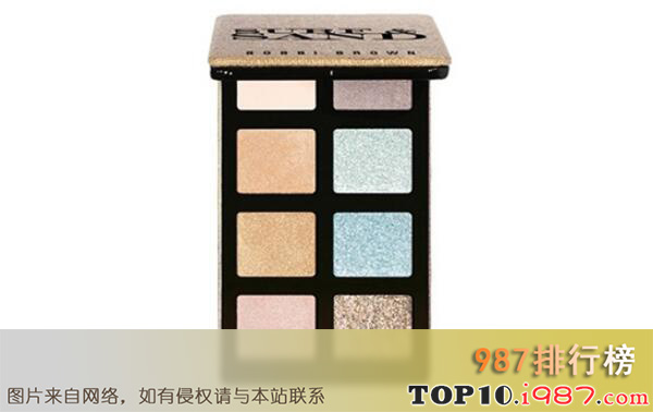 十大平价眼影10强之bobbi brown芭比波朗裸金流沙眼影盘