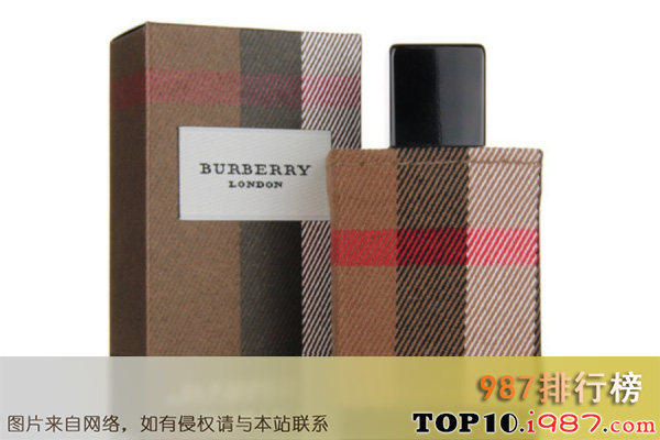 十大烟草味的男士香水推荐之burberry新伦敦