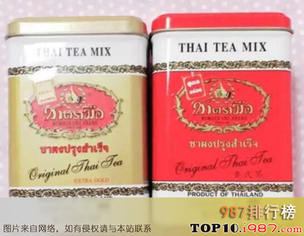 十大去泰国必买的商品之手标红茶