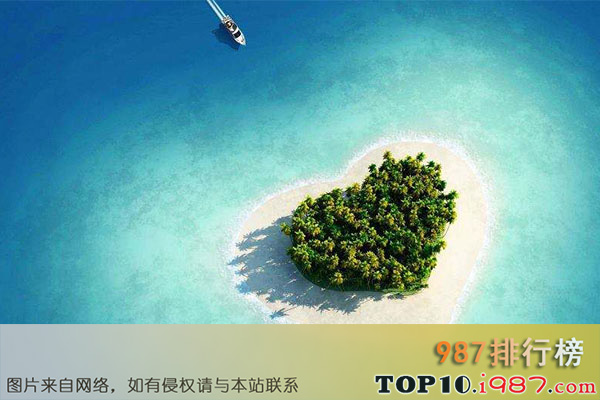 十大世界求婚圣地之澳大利亚心形岛