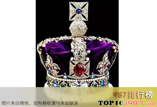 十大世界最珍贵的宝石之英帝国王冠
