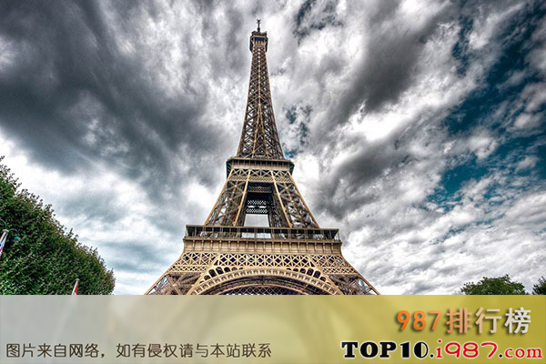 十大法国必去旅游景点之埃菲尔铁塔