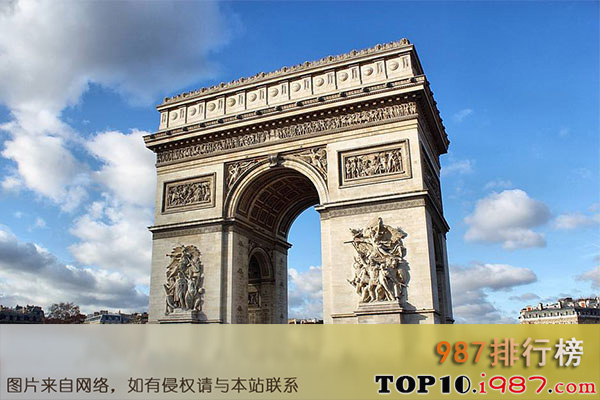 十大法国必去旅游景点之巴黎凯旋门