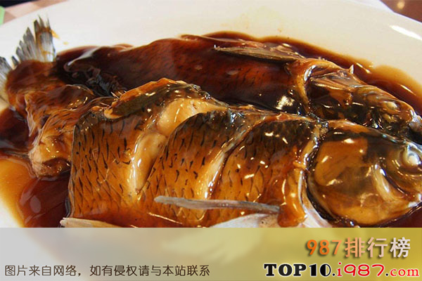十大杭州特色美食推荐之西湖醋鱼