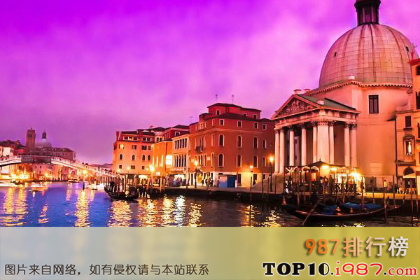 全球十大最美日落地之威尼斯