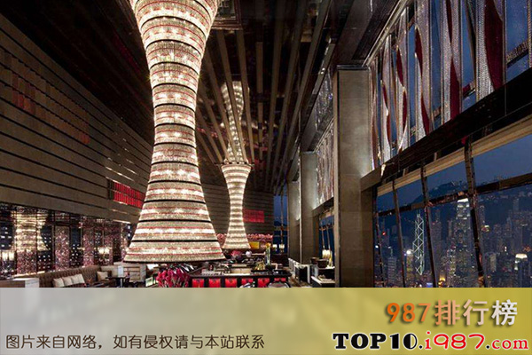 十大顶级酒店之香港丽思卡尔顿酒店