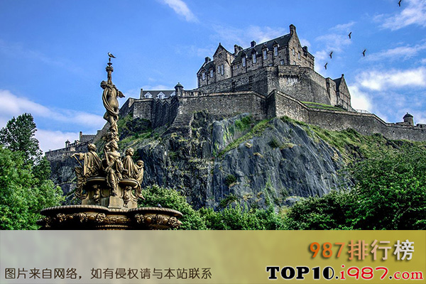 十大世界禁地之苏格兰爱丁堡城堡