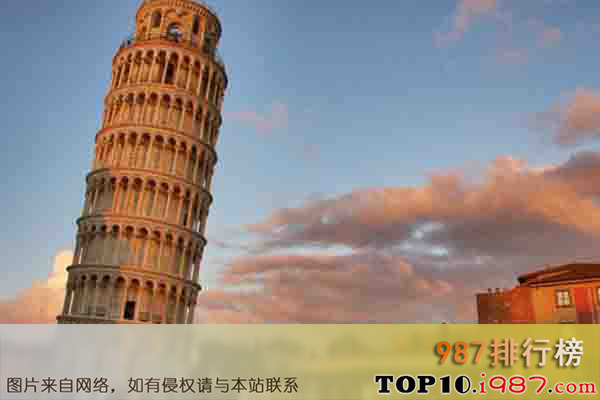 全球十大地标建筑物之比萨斜塔