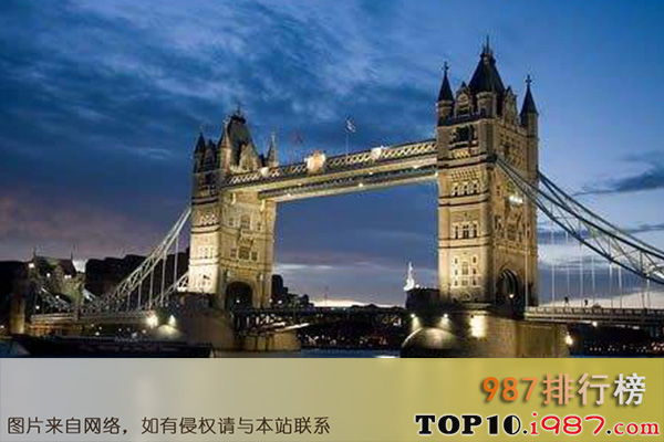 十大世界桥梁之伦敦塔桥