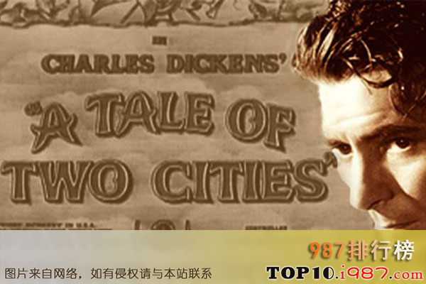 十大最畅销的书之《双城记》作者：查尔斯·狄更斯