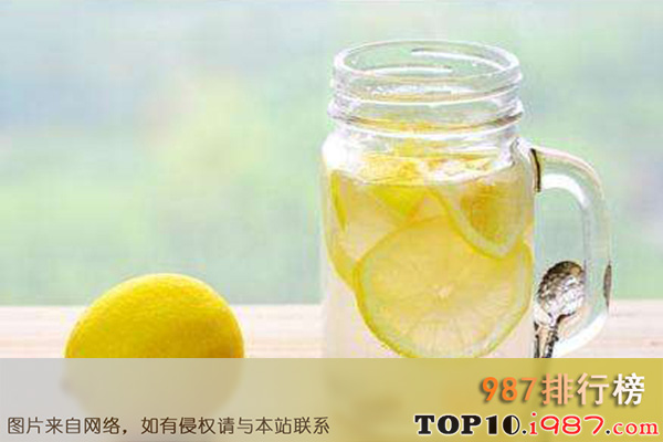 十大世界健康饮料之柠檬水